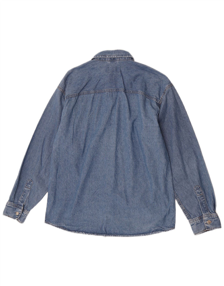 Jack & Jones Herre denimskjorte Stor blå bomuld