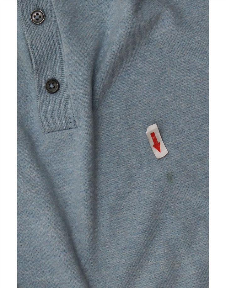 Marks & Spencer herre poloshirt XL blå bomuld