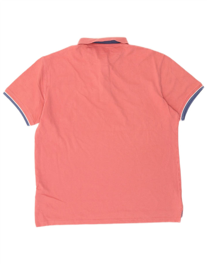 Massimo Dutti Herre Polo Shirt XL Pink Bomuld