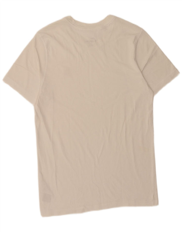 Nike T-shirt top til mænd, lille hvid bomuld