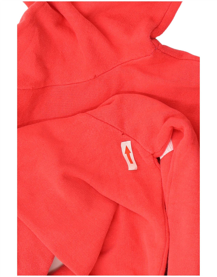 Franklin & Marshall Dame Grafisk Hættetrøje Sweater med lynlås UK 16 Large Red