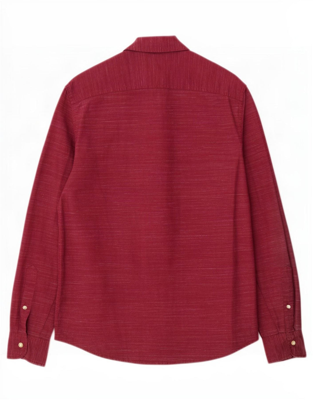Hollister Stretch-skjorte til mænd Medium Burgundy Flecked Bomuld