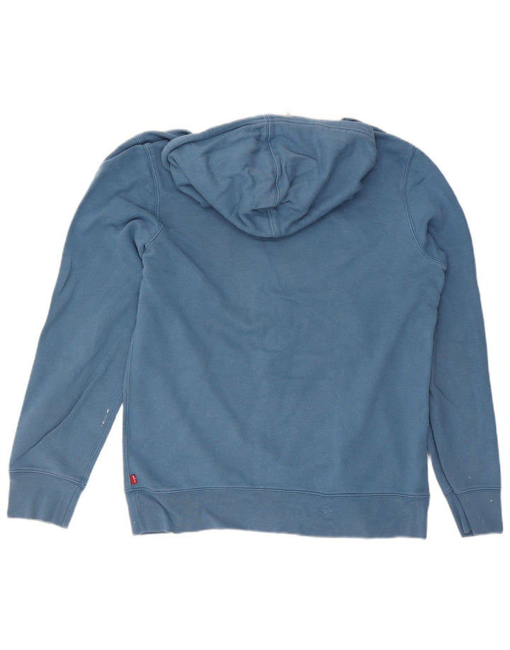 Levi's Grafisk hættetrøje til mænd, stor blå bomuld