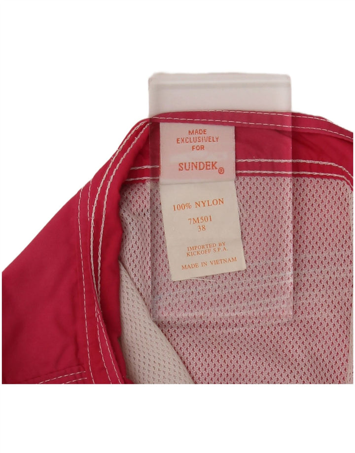 SUNDEK Badeshorts til mænd XL Pink Stribet Nylon