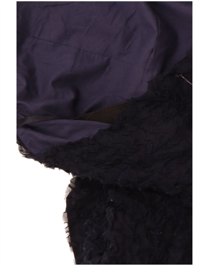 J. CREW Stropløs kjole til kvinder UK 12 Medium Navy Blue