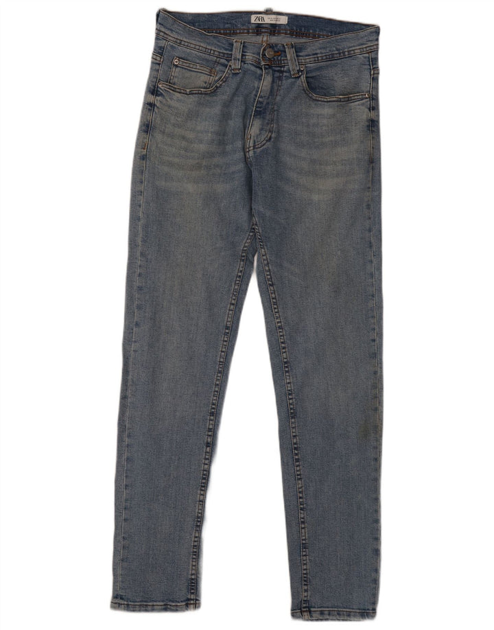 Zara Herre Slim Jeans EU 40 Medium W31 L31 Blå