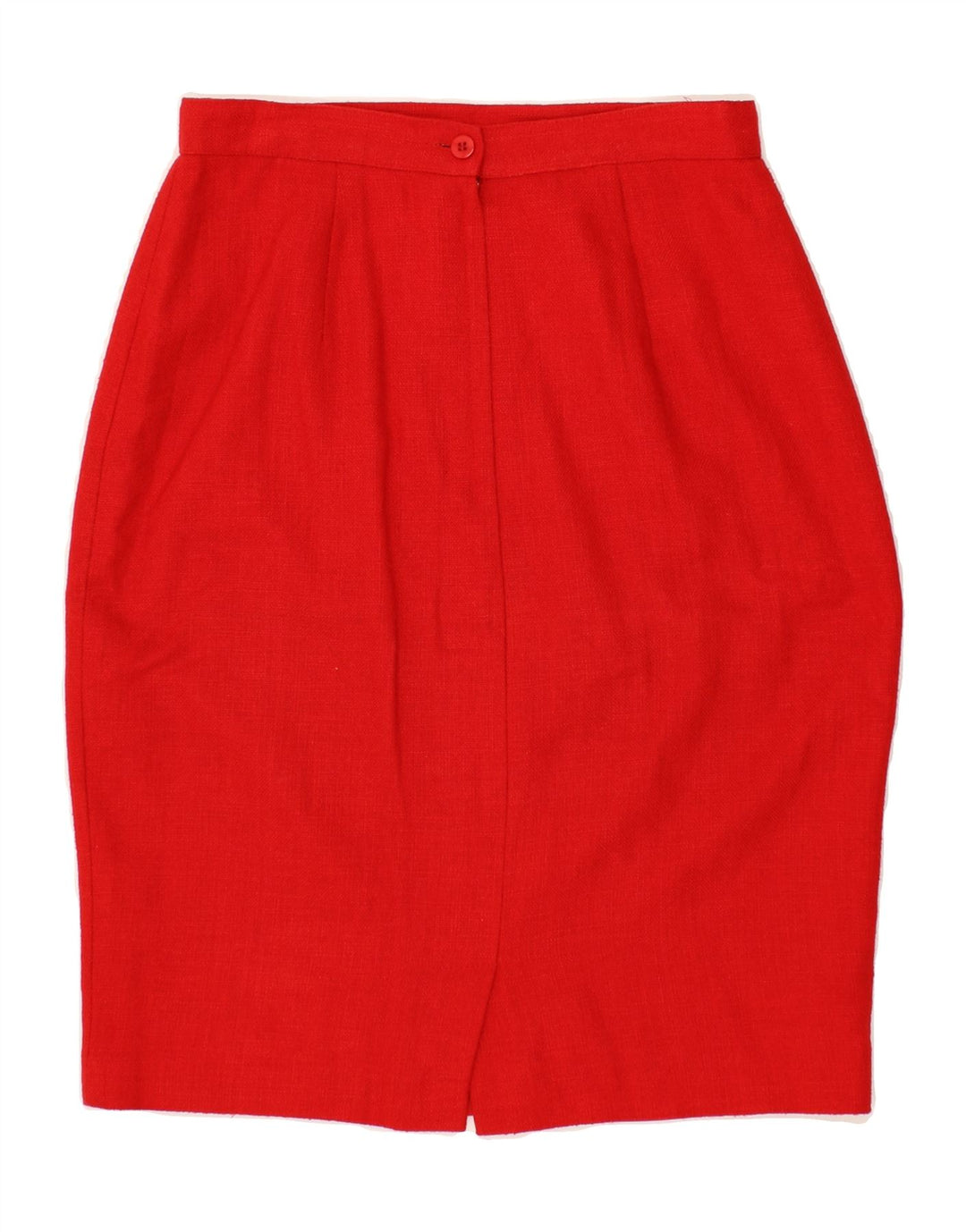 VINTAGE Womens Pencil Skirt US 8 Medium W28 Red Rayon Vintage Vintage and Second-Hand Vintage from Messina Hembry 