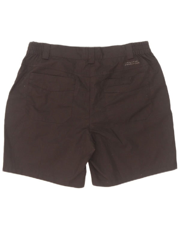 Mountain Warehouse Womens Casual Shorts UK 12 Medium W30 Black Polyester