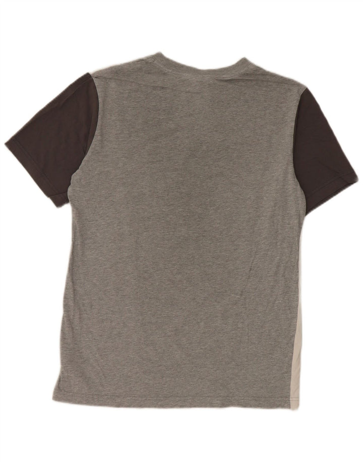 Nike Herre grafisk T-shirt Top Lille grå Colourblock Bomuld