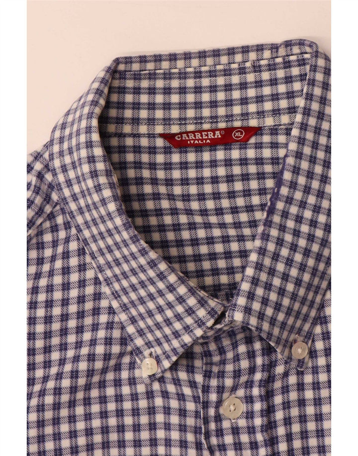 Carrera Herreskjorte XL Blå Gingham