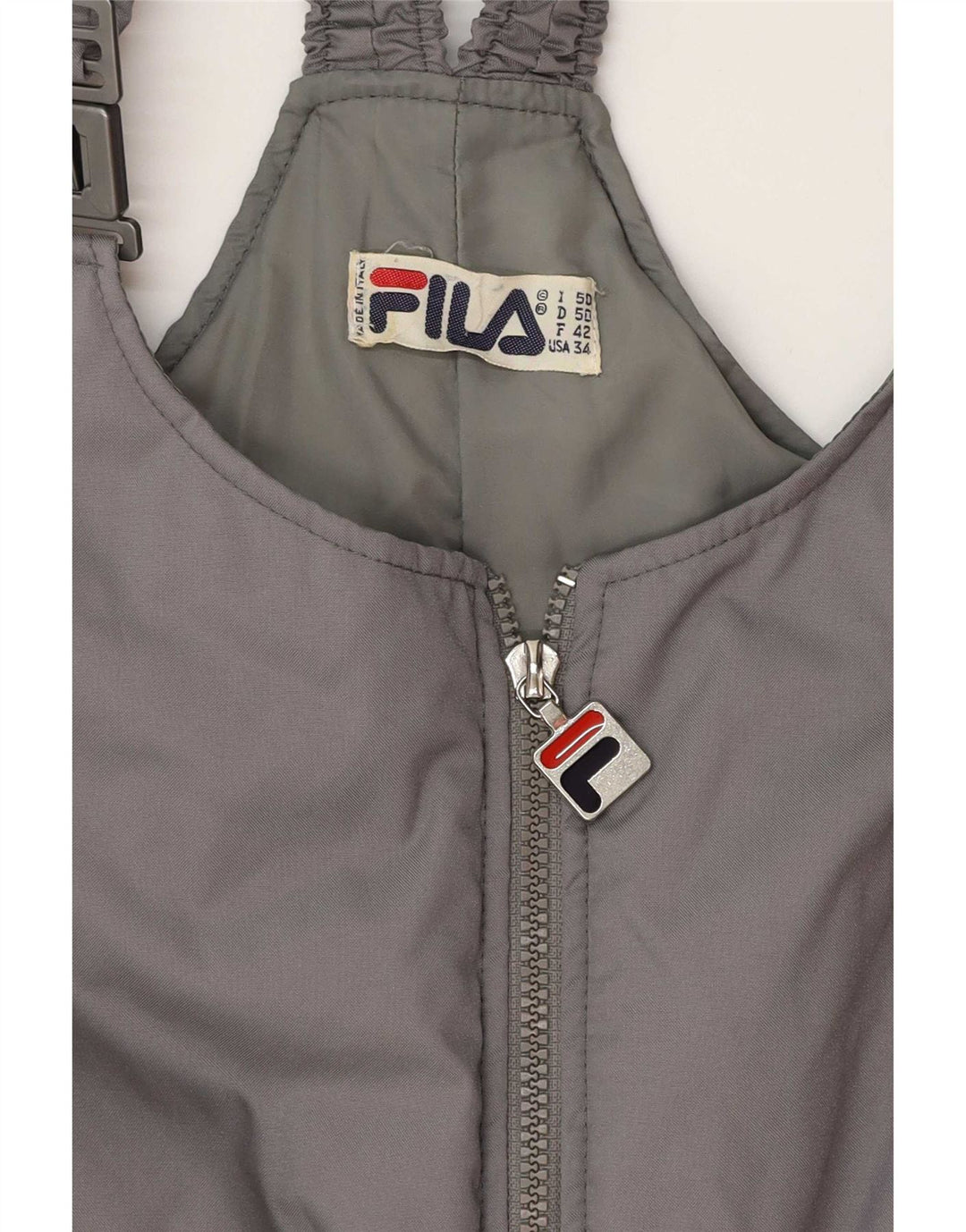 Fila Herre Ærmeløs Ski Jumpsuit IT 50 Stor Grå
