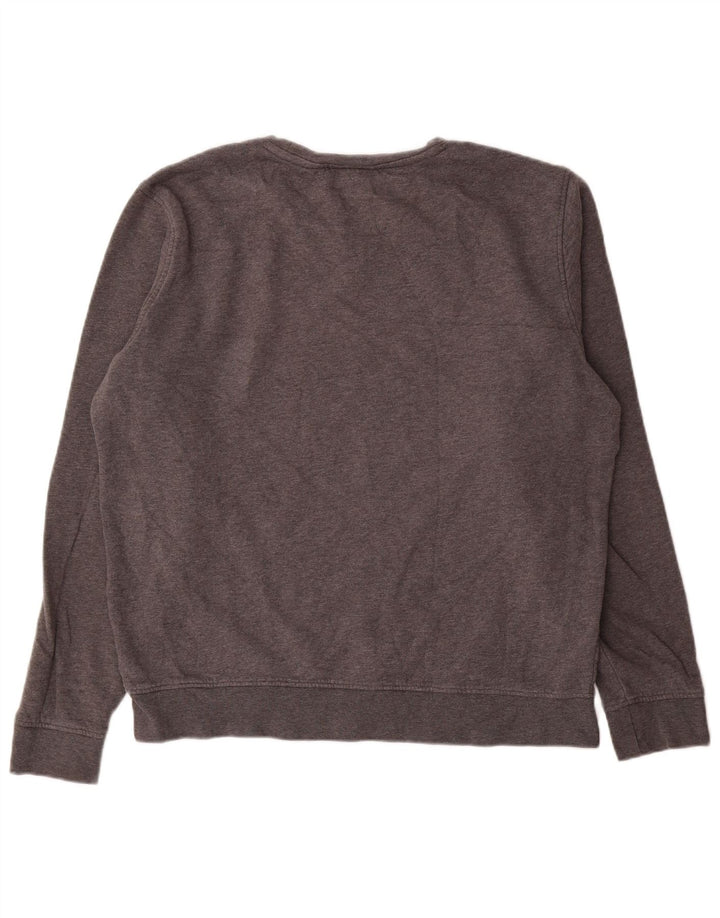 Lacoste Herre Sweatshirt Jumper Størrelse 5 Large Grå Bomuld