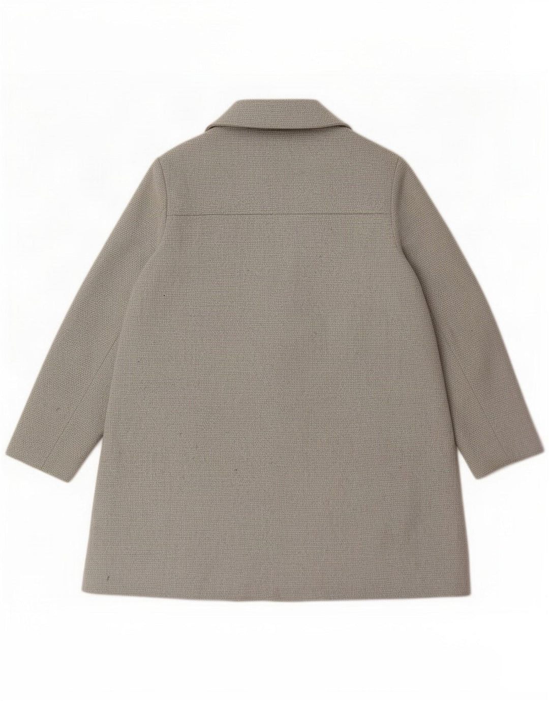 Topshop Womens Oversized Open Overcoat UK 12 Medium Grey Akryl