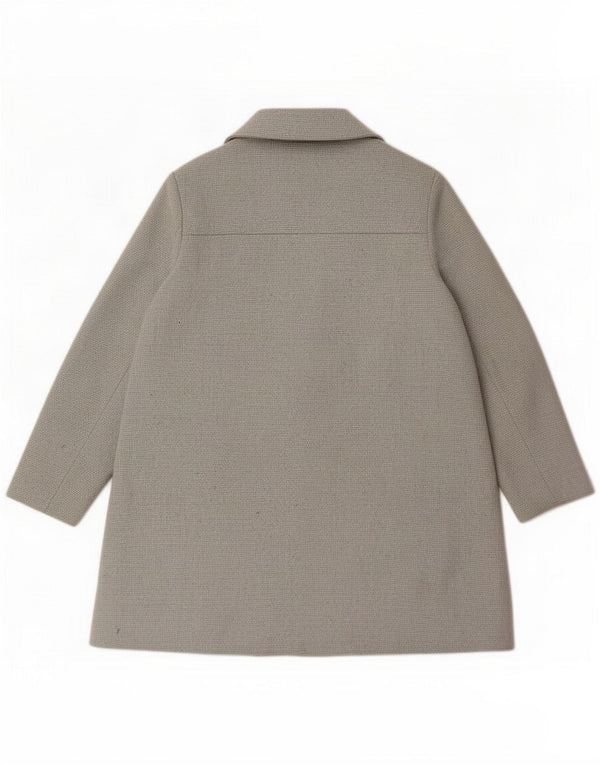 Topshop Womens Oversized Open Overcoat UK 12 Medium Grey Akryl