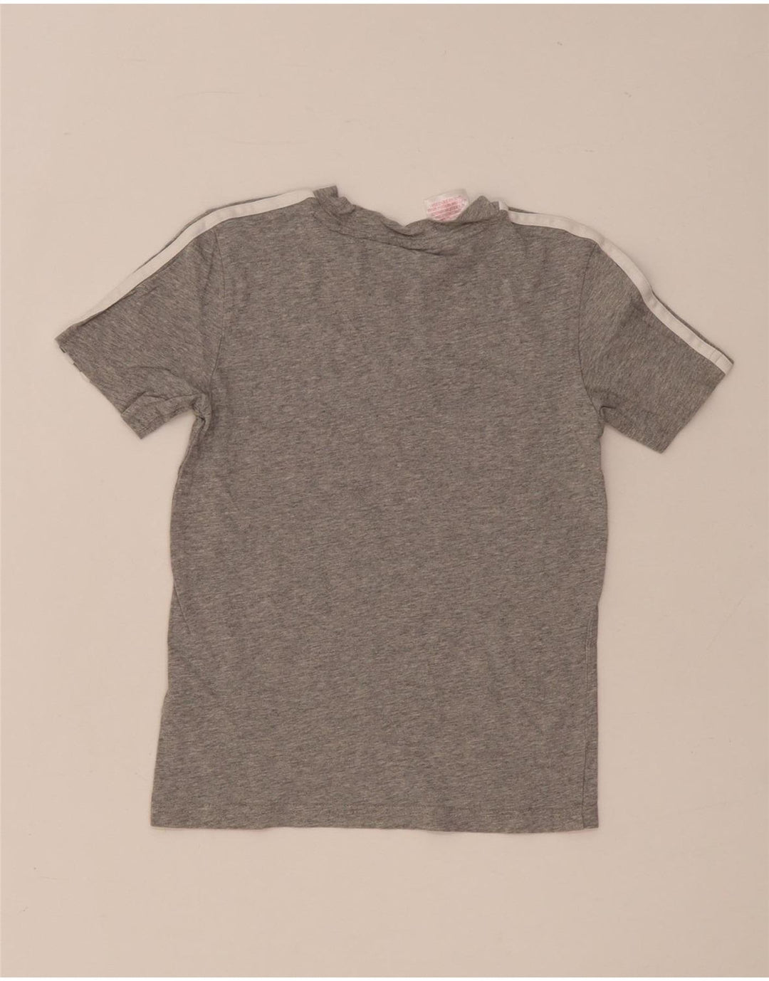 Adidas drenge grafisk t-shirt top 7-8 år grå bomuld
