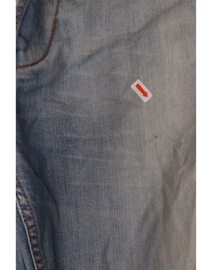 Armani Straight Jeans til mænd W33 L30 Blå Bomuld