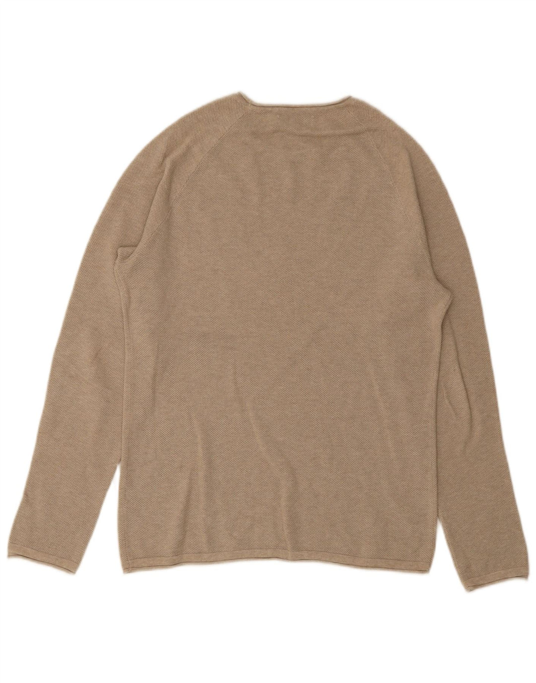 Jack & Jones Herre Boat Neck Jumper Sweater Small Beige