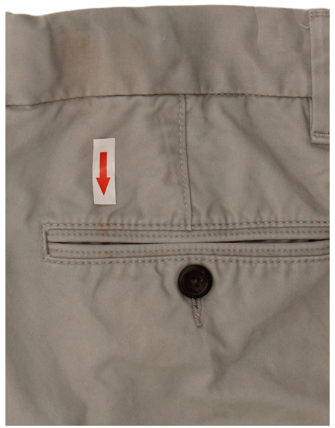 Marks & Spencer Chino Shorts til mænd W34 Large Grå Bomuld