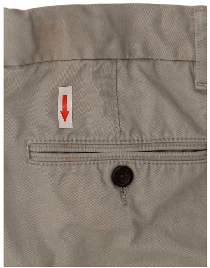 Marks & Spencer Chino Shorts til mænd W34 Large Grå Bomuld