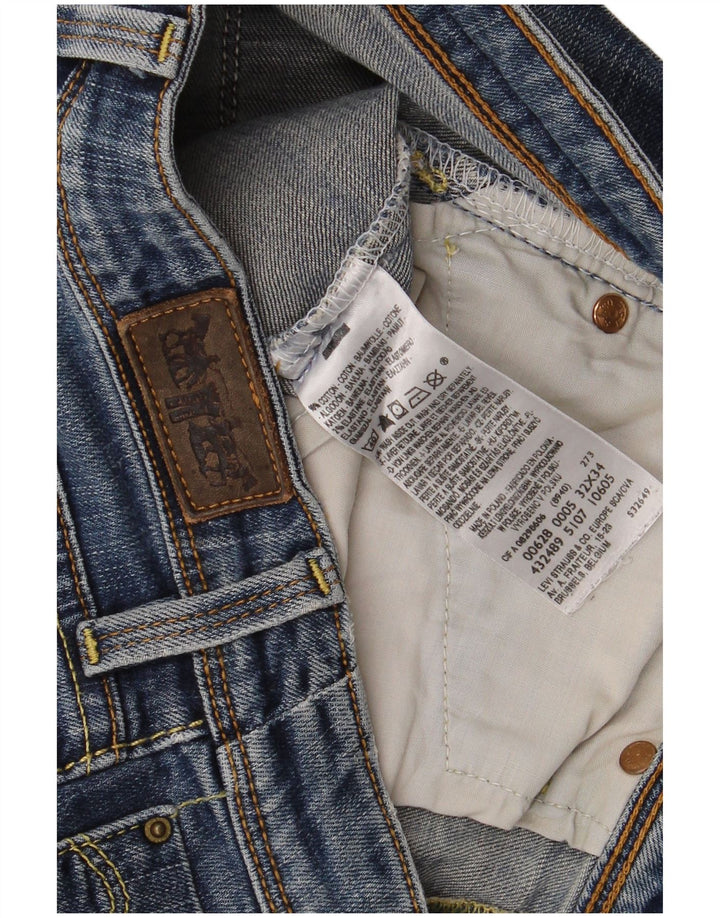 Levi's denimshorts til kvinder W32 store blå bomuld