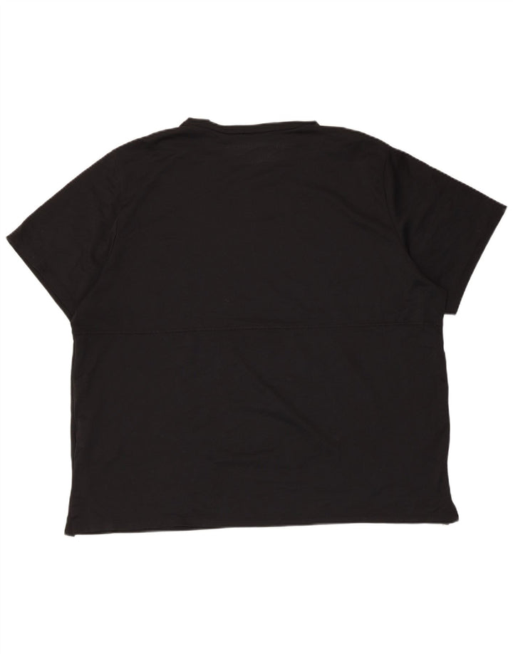 Nike herre Dri Fit T-shirt top 2XL sort polyester