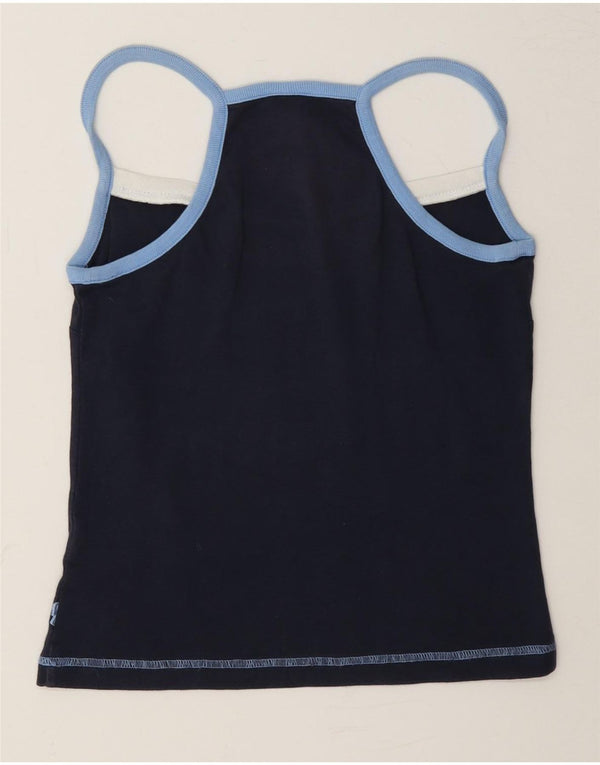Fila Dame Cami Top UK 12 Medium Navy Blue Bomuld