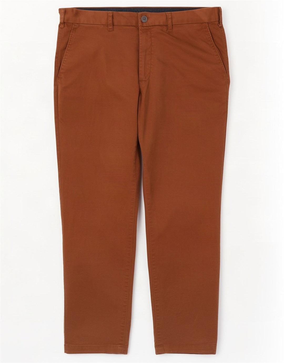 Marks & Spencer Herre Lige Regular Fit Chinobukser W40 L29 Brun