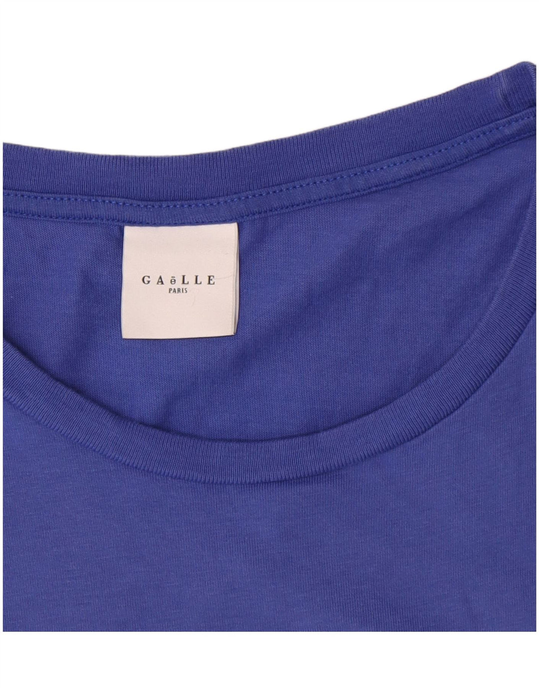 Gaelle Herre Grafisk T-Shirt Top Lille Blå