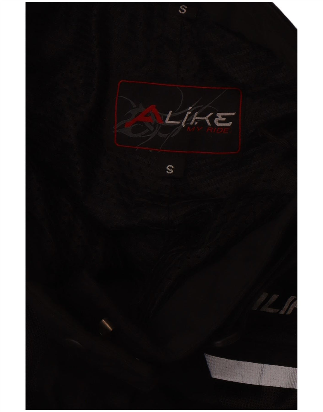 Alike Herre Motorcykel Lige Grafiske Bukser Small W28 L28 Sort