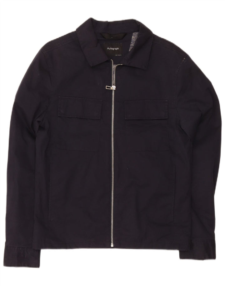 Marks & Spencer Herre Utility Jacket UK 36 Small Navy Blue
