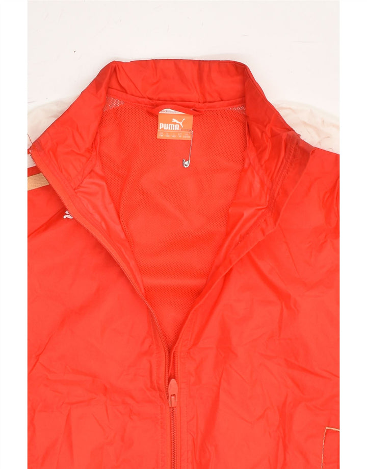 PUMA Boys Rain Jacket 9-10 Years Red Polyamide | Vintage Puma | Thrift | Second-Hand Puma | Used Clothing | Messina Hembry 