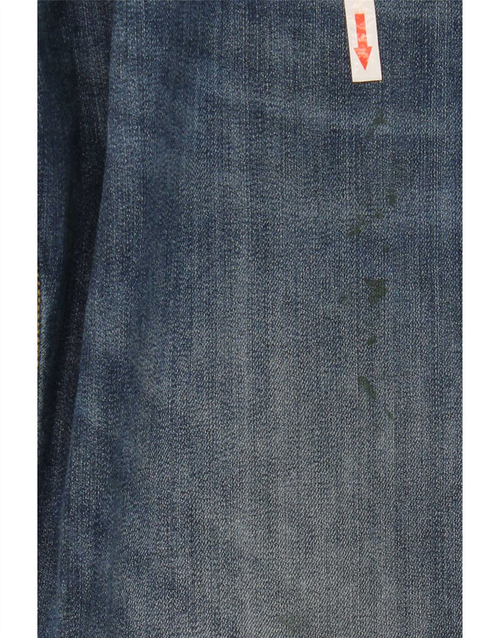 Lee Mens Brooklyn Straight Jeans W36 L30 Blå Bomuld