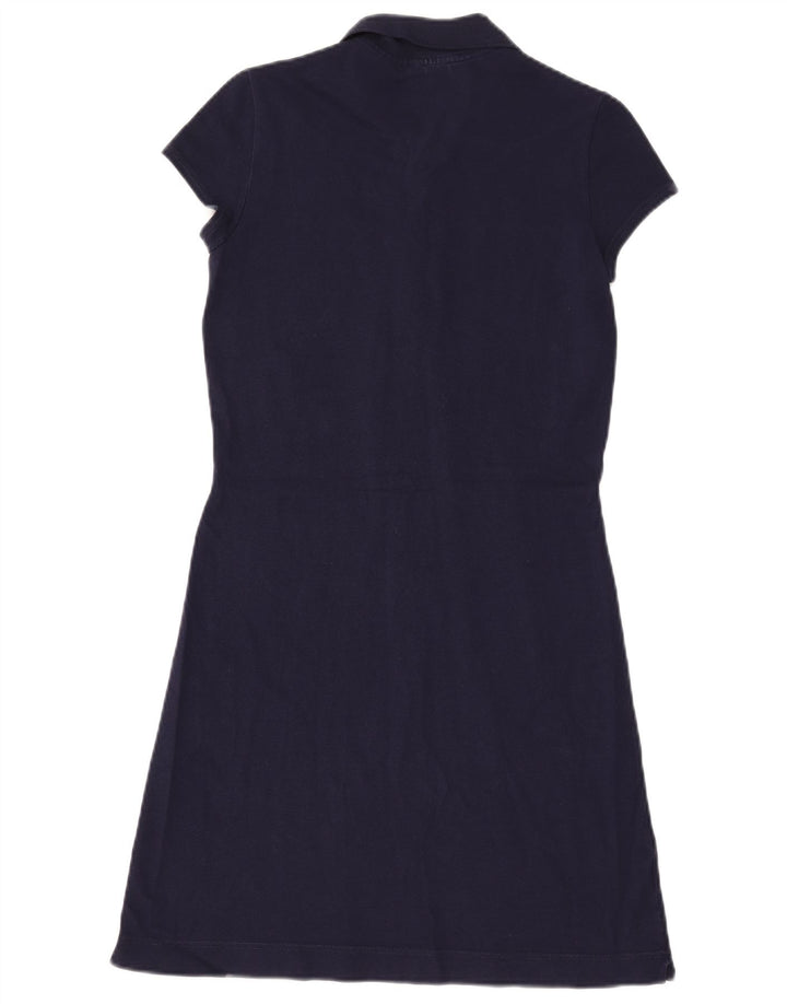 Lacoste Dame Polo Dress Størrelse 40 Medium Navy Blue Bomuld