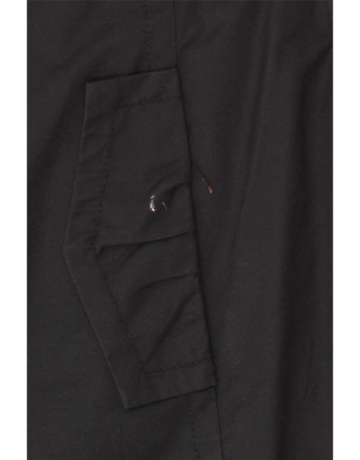Mossimo Womens Trench Coat UK 14 Medium Black