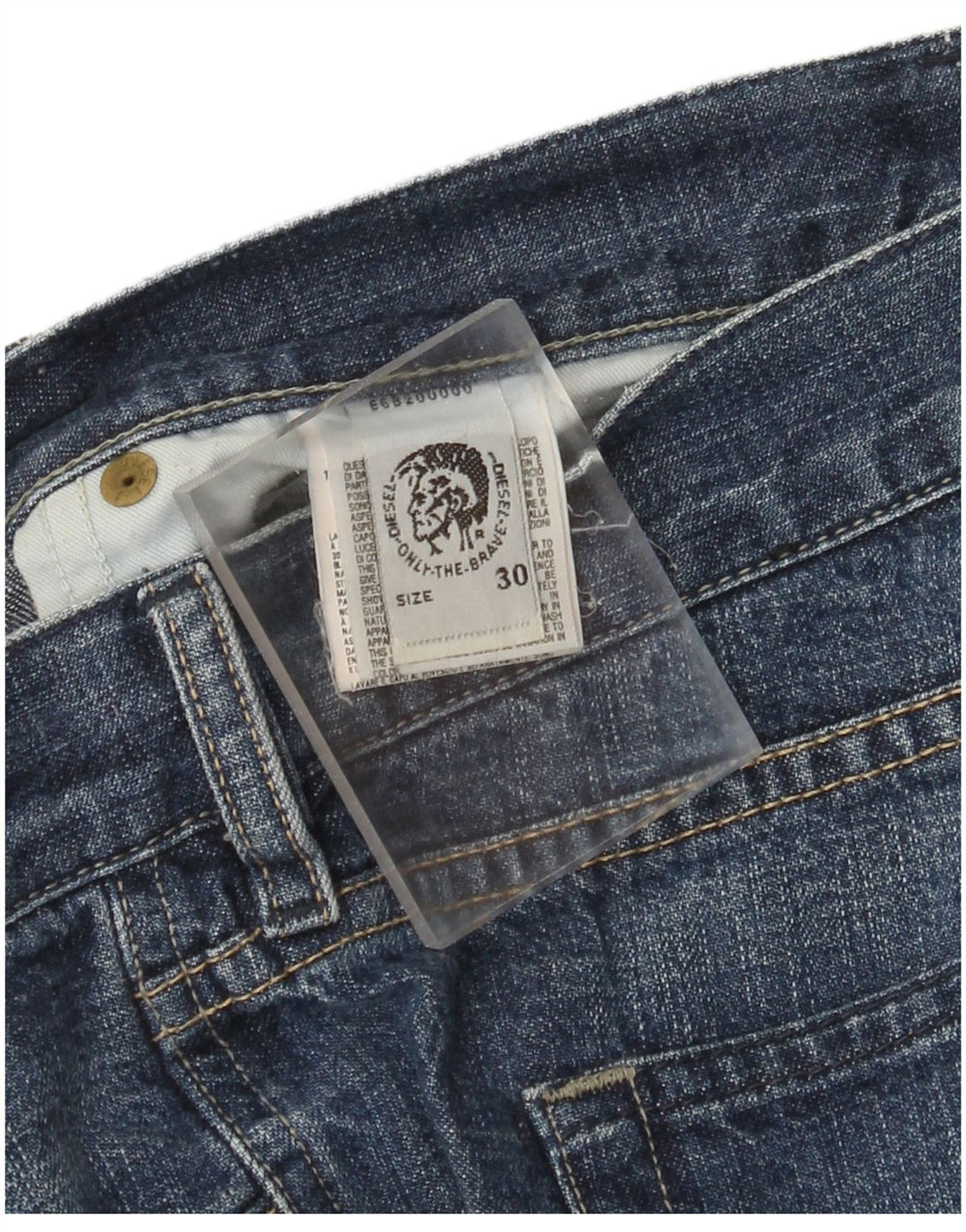 Diesel Dame Bootcut Jeans W30 L32 Blå Bomuld