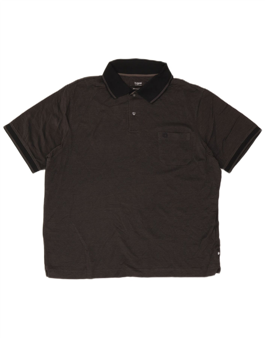 Bugatti herre poloshirt 2XL sort bomuld