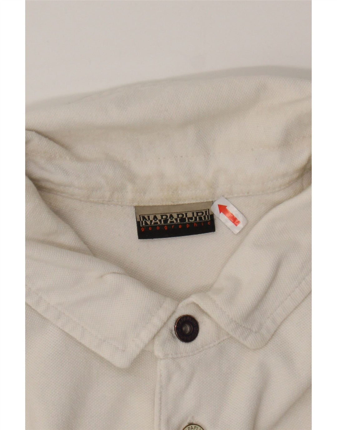 NAPAPIJRI Mens Polo Shirt 2XL White Cotton Vintage Napapijri and Second-Hand Napapijri from Messina Hembry 