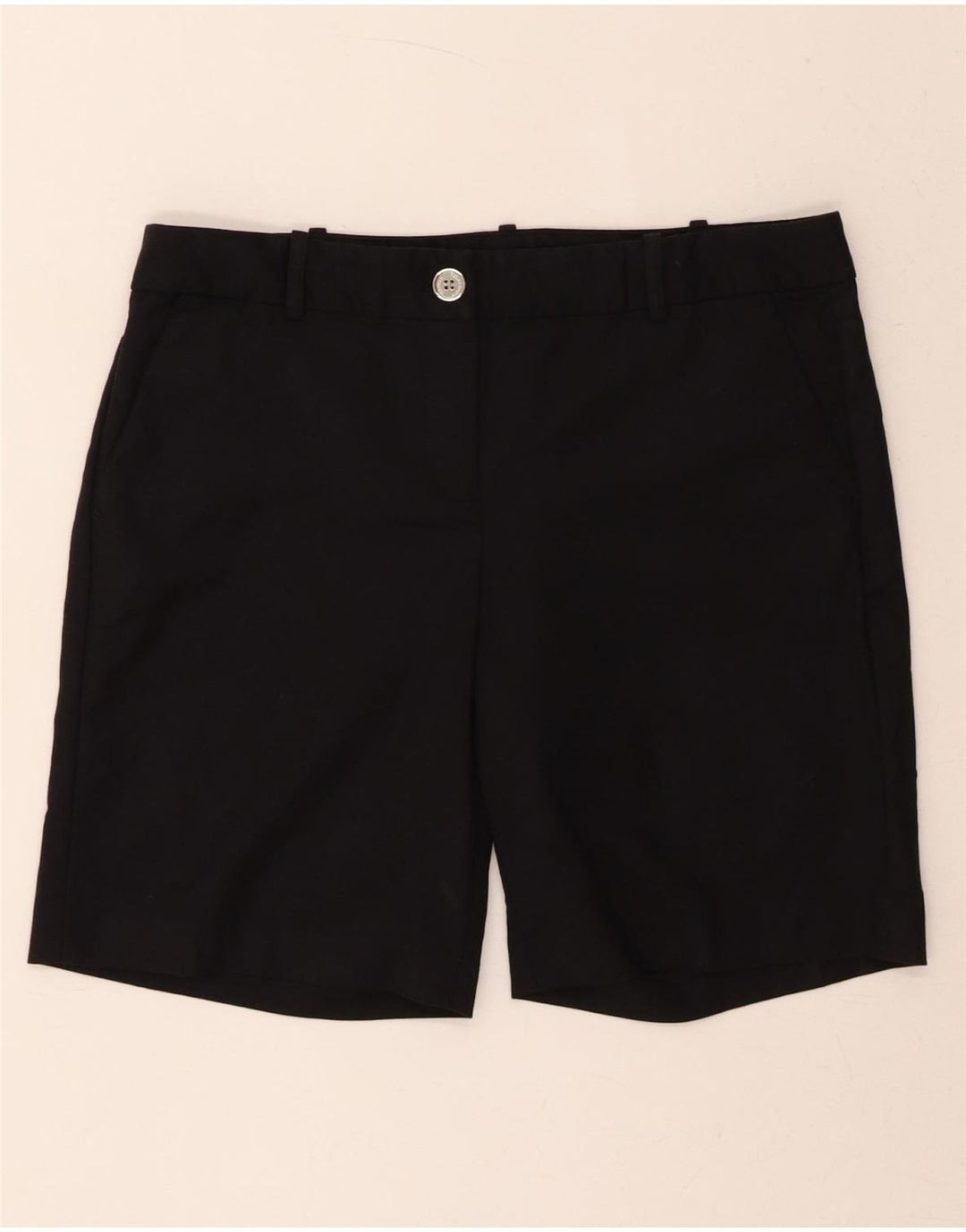 MICHAEL KORS Womens Chino Shorts US 10 Large W34 Black Cotton Vintage Michael Kors and Second-Hand Michael Kors from Messina Hembry 