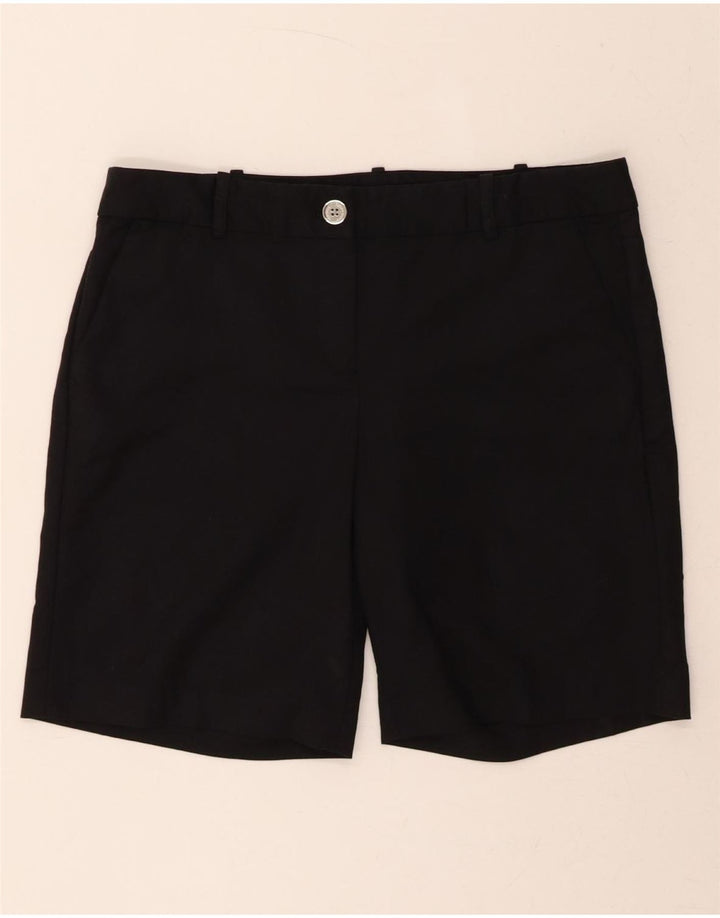 MICHAEL KORS Womens Chino Shorts US 10 Large W34 Black Cotton Vintage Michael Kors and Second-Hand Michael Kors from Messina Hembry 