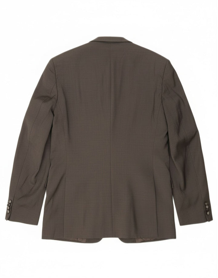 Hugo Boss Herre Longline 2-knaps blazerjakke UK 42 XL Grå Uld