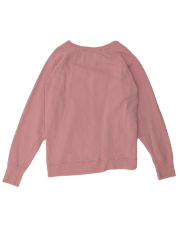 Champion Dame Grafisk Sweatshirt Jumper UK 16 Large Pink Polyester