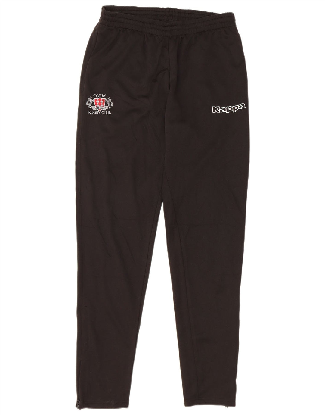 Kappa Herre Corby Rugby Club Træningsdragt Bukser Medium Sort Polyester