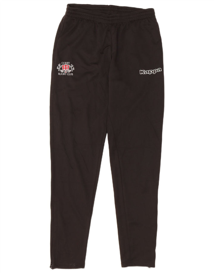 Kappa Herre Corby Rugby Club Træningsdragt Bukser Medium Sort Polyester