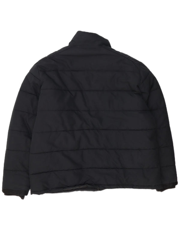 Marks & Spencer Polstret Herrejakke UK 46 3XL Sort Polyester
