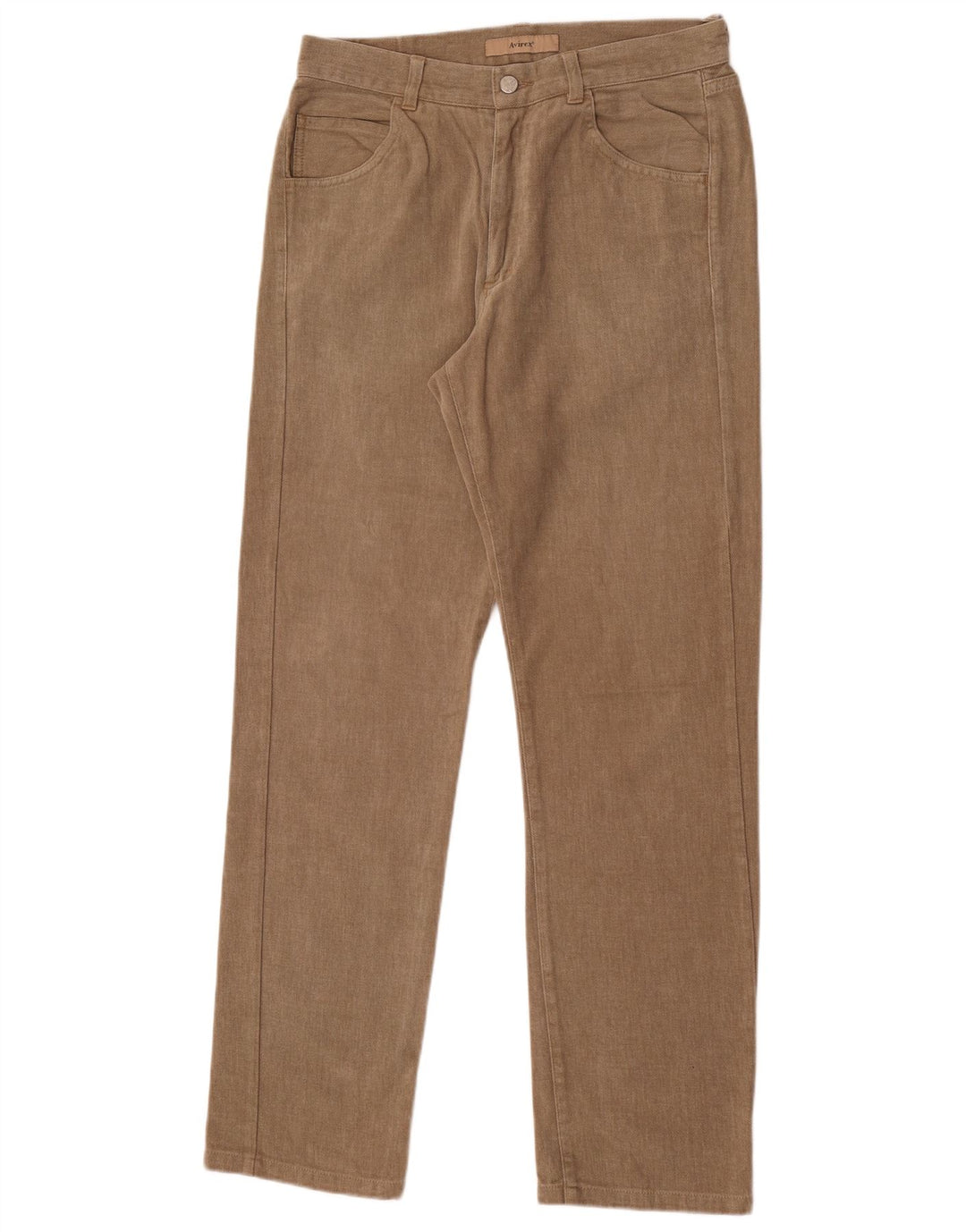 Avirex Straight Jeans til mænd W31 L32 Beige Bomuld