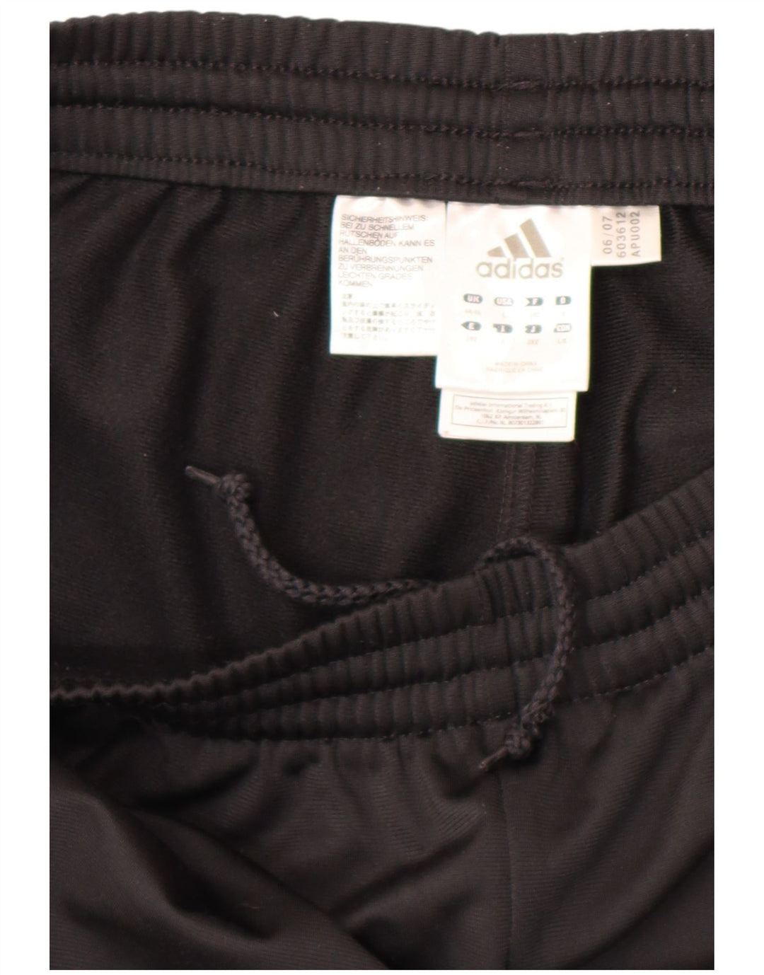 Adidas Træningsdragtsbukser til mænd UK 44/46 Large Black Polyester