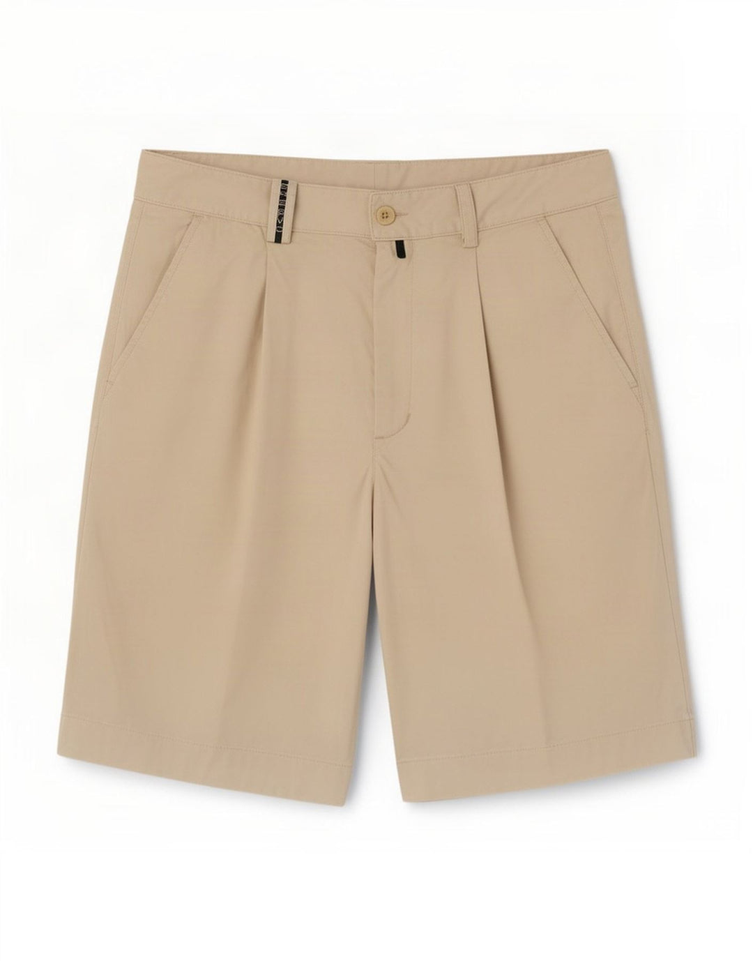 Chervo Herre Pegged Chino Shorts IT 46 Small W36 Off White Polyamid