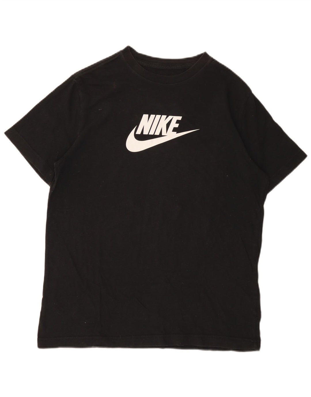 NIKE piger Loose Fit grafisk T-shirt top 13-14 år XL sort bomuld