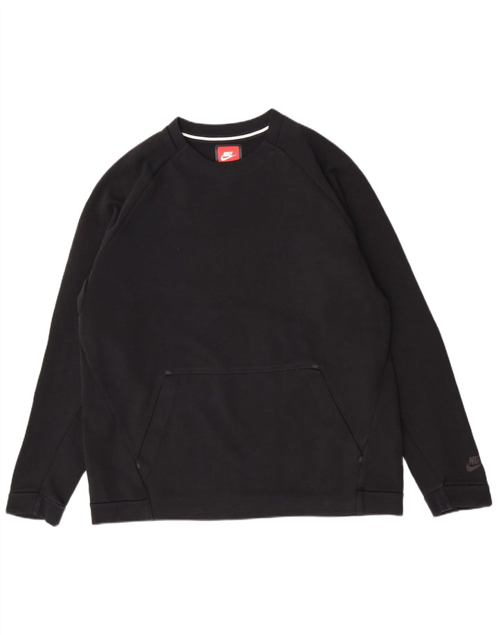 Nike Sweatshirt Jumper XL til mænd, sort bomuld