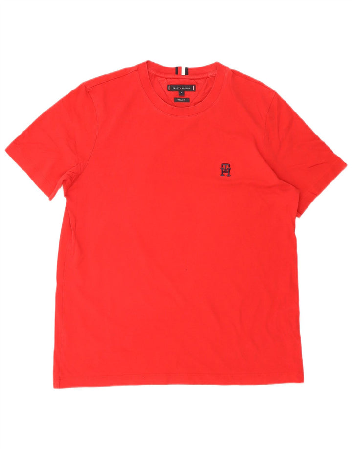 Tommy Hilfiger Herre Regular Fit T-Shirt Top Medium Rød